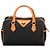Borsa Boston Saint Laurent in PVC nero