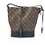 Borsa a spalla a forma di secchio Louis Vuitton Monogram Idor NN14GM Marrone Nero Monogramma