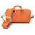 Louis Vuitton M81004 LV Aerogram Keepall XS 2-Way Shoulder Bag Orange Leather  ref.2423017