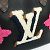 Borsa a Spalla Neverfull MM Monogram Flower di Louis Vuitton Nero Monogramma - vista 12