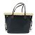 Borsa a Spalla Neverfull MM Monogram Flower di Louis Vuitton Nero Monogramma - vista 3