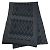 Stola in lana a righe Chevron Louis Vuitton Marrone Nero