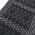 Stola in lana a righe Chevron Louis Vuitton Marrone Nero - vista 5