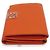 Cartera Trifold Anagram Loewe Naranja - vista 3