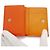 Cartera Trifold Anagram Loewe Naranja - vista 8