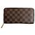 Cartera Zippy Damier Louis Vuitton Castaño Damier ebene