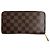 Cartera Zippy Damier Louis Vuitton Castaño Damier ebene - vista 2