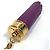Portachiavi in pelle viola Louis Vuitton Porpora - vista 8