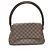 Louis Vuitton Damier Mini Looping Schultertasche Braun Damier ebene