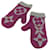 Monogram Strickhandschuhe von Louis Vuitton Dunkelviolett  - Ansicht 1
