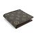 Portafoglio corto Marco Monogramma Louis Vuitton Marrone - vista 3