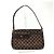 Borsa a Spalla Damier Aubergine Louis Vuitton Marrone Damier ebene
