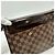 Borsa a Spalla Damier Aubergine Louis Vuitton Marrone Damier ebene - vista 9