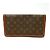 Louis Vuitton Monogram Pochette Dame PM Clutch Tasche Braun - Ansicht 2