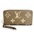 Cartera Larga Monogram Empreinte Louis Vuitton Beige Gris
