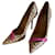 Décolleté Dsquared2 in pelle leopardata rosa Stampa leopardo