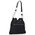 Borsa a Spalla GUCCI in Tela Nera Argento 001 4021 Auth ep9915 Nero