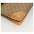 Gucci Borsa a Spalla Micro GG Supreme PVC Beige Oro 007 92 5548 Auth BA4470 D'oro - vista 10