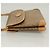 Gucci Borsa a Spalla Micro GG Supreme PVC Beige Oro 007 92 5548 Auth BA4470 D'oro - vista 5
