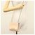 Borsa a Spalla Chain Vala in Pelle Beige Oro Auth 133406 di Salvatore Ferragamo - vista 22