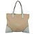 PRADA Tote Bag aus Canvas Beige Silber Authentisch 135383 - Ansicht 3