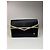 Clutch in pelle e tela vintage Givenchy nero e oro