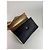 Clutch in pelle e tela vintage Givenchy nero e oro - vista 10
