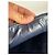 Céline Vintage Celine Macadam Monogram Leder Clutch grau navy Marineblau - Ansicht 3
