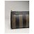 Clutch in pelle vintage Fendi nera Marrone - vista 4