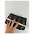 Clutch in pelle vintage Fendi nera Marrone - vista 9