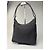 Vintage Gucci Leder Baumwolltasche schwarz - Ansicht 11