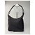 Vintage Gucci Leder Baumwolltasche schwarz - Ansicht 14