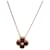 Van Cleef & Arpels Rose Gold Diamond 2017 Limited Edition Vintage Alhambra Penda  - view 1