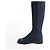Timeless Botas largas de denim Chanel Coco Mark en azul marino, talla 37 EU - vista 3