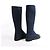 Timeless Botas largas de denim Chanel Coco Mark en azul marino, talla 37 EU - vista 7