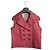 Chaleco sin mangas Miu Miu de algodón rojo Roja