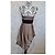 Bcbg Max Azria Kurzes Cocktailabendkleid Bcbgmaxazria Größe 2 38 M Taupe - Ansicht 4
