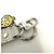 Louis Vuitton NIGO Collaboration Dragonne LV MADE Strap Bag Charm Keychain White Red - view 3