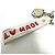 Louis Vuitton NIGO Collaboration Dragonne LV MADE Strap Bag Charm Keychain White Red - view 6