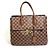 Borsa tote Damier Ascot Louis Vuitton Marrone