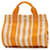 Borsa Tote PM Cannes Hermès Bianco Arancione Tela