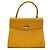 Bolsa de mão quadrada Malesherbes Epi Louis Vuitton Amarelo