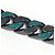 Collana a catena con toppe LV MP2853 di Louis Vuitton Nero Verde - vista 7