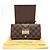 Cartera Bifold Sarah Damier Louis Vuitton Castaño Damier ebene - vista 15