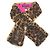 Louis Vuitton Leopardprint Nerzschal Braun Pink