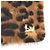 Louis Vuitton Leopardprint Nerzschal Braun Pink - Ansicht 12