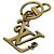 Louis Vuitton NIGO Collaboration Keyring Golden