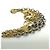 Collana a catena bicolore Logomania Louis Vuitton Argento Multicolore D'oro - vista 6