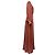 Vestido Maxi Plisado en Crepé Becky Iris & Ink en Poliéster Coral Naranja - vista 2