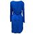 Abito al ginocchio in seta blu di Diane von Furstenberg - vista 3